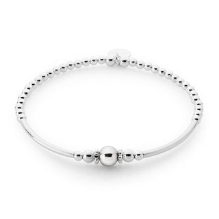 Touch of Silver Beaded Bracelet