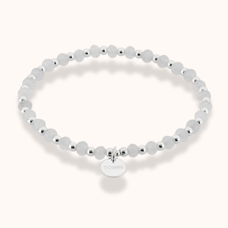 Dream White Agate Crystal Bracelet