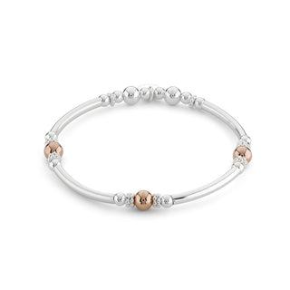 Chunky Beaded Bangle Bracelet