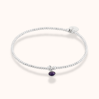 Amethyst February Birthstone Bracelet