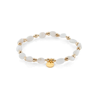 Moonstone Beaded Bracelet
