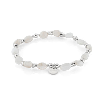 Moonstone Beaded Bracelet