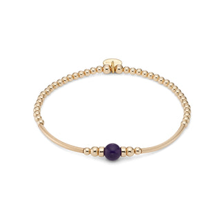 Touch of Amethyst Beaded Bracelet