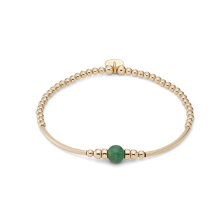 Touch of Aventurine Beaded Bracelet