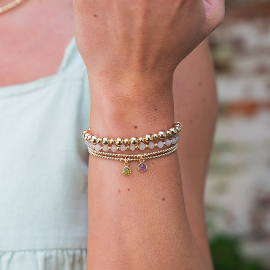 Amethyst February Birthstone Bracelet