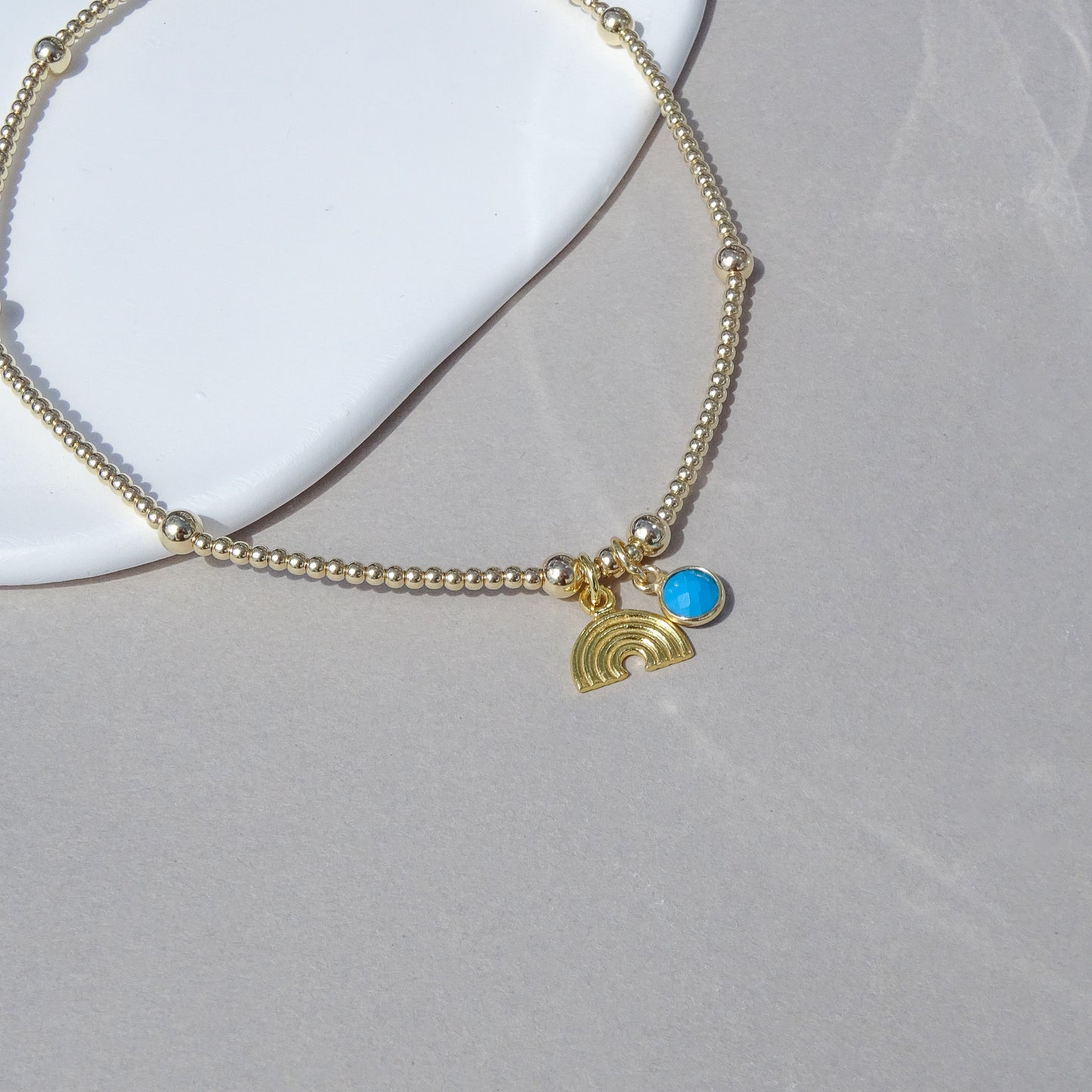 Load image into Gallery viewer, Miracle Rainbow Charm Charity Anklet/Bracelet
