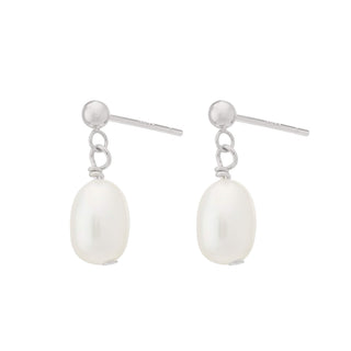 Dainty Pearl Droplet Earrings