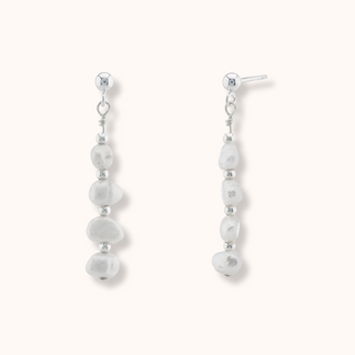 Dainty Beaded Freshwater Pearl Necklace, Bracelet & Earring Bridal Jewellery Set