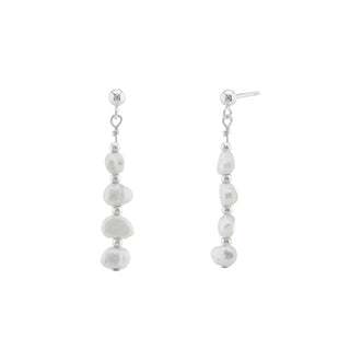 Multiple Freshwater Pearl Drop Earrings