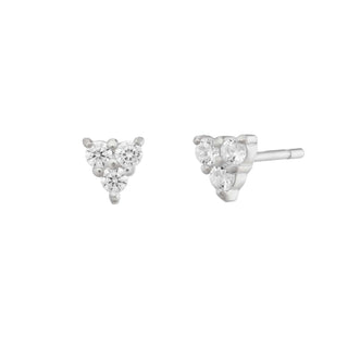 Triangle Crystal Stud Earrings