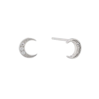 Mystic Crystal Moon Studs