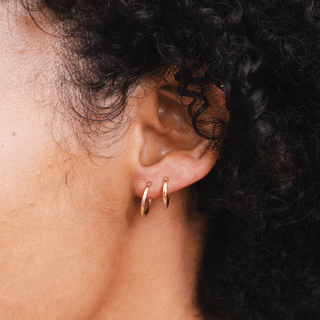 Large Essential Huggie Hoop Earrings