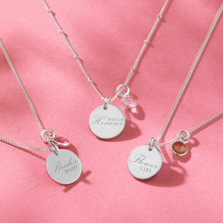 Bridesmaid Necklace Personalised