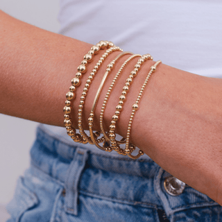 Essential Beaded Bangle Bracelet