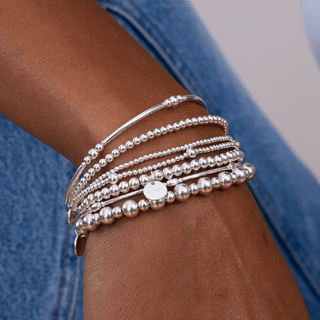 Essential Beaded Bangle Bracelet