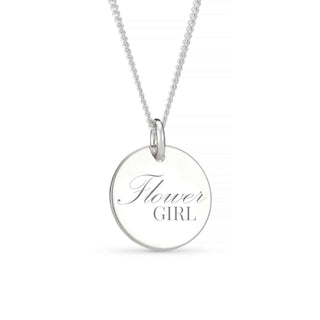 Flower Girl Necklace Personalised