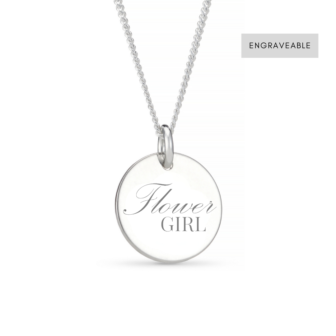 Flower Girl Necklace Personalised