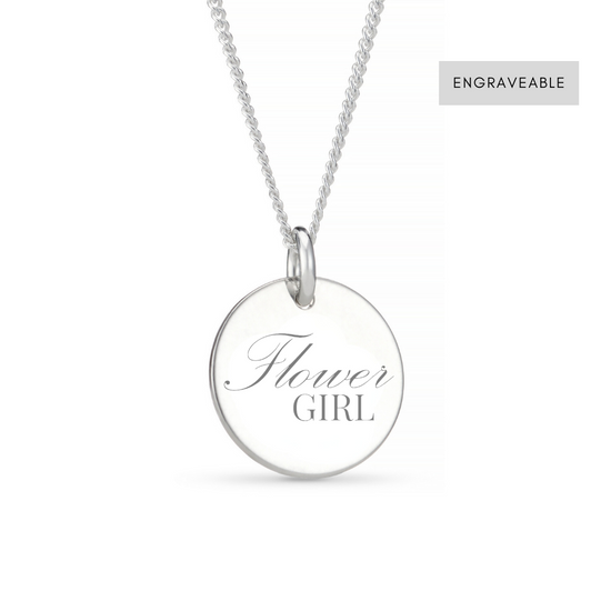 Flower Girl Necklace Personalised