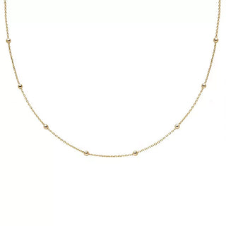 Dainty Beaded Choker Necklace