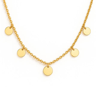 Let's Dance Multi Disc Pendant Necklace