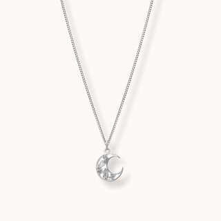 Crystal Moon Phase Necklace - Tomm Jewellery 