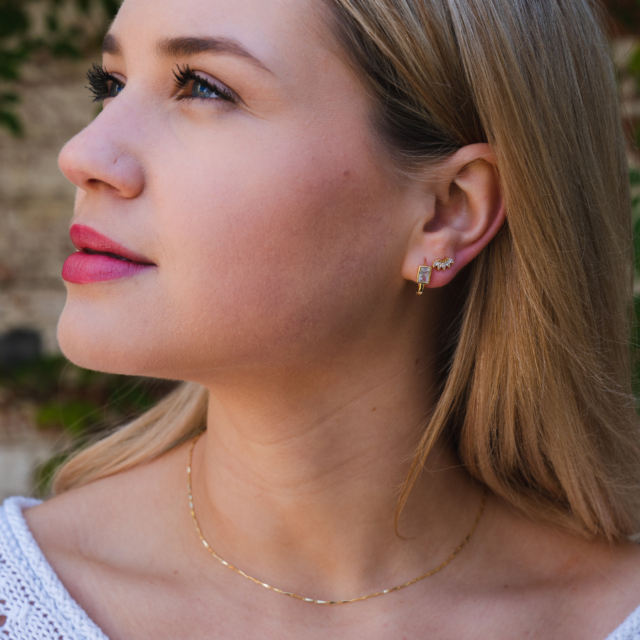 Small 2025 climber earrings