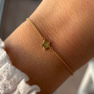 Personalised Star Initial Bracelet