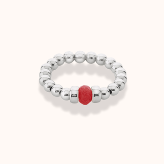 Blush Pink Agate Ring - Tomm Jewellery 