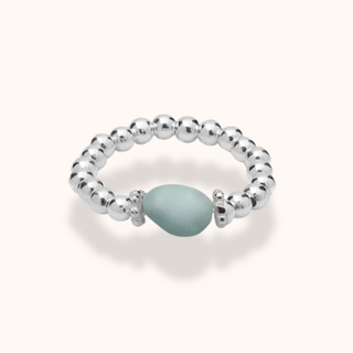 Touch of Aqua Ring - Tomm Jewellery 