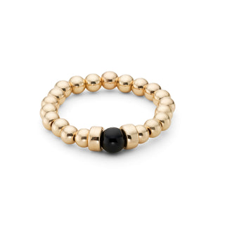 Touch of Black Onyx Stacking Ring