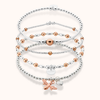 Signature Mix Metal Bracelet Stack - Tomm Jewellery 