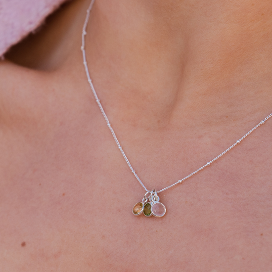 Rose Quartz Birthstone Necklace