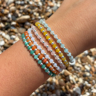 Dream Bracelet - White Gemstone Beaded Bracelet