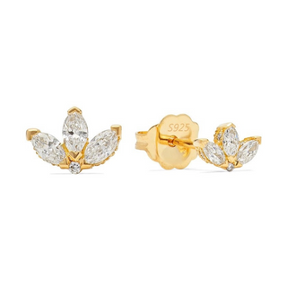 Crystal Flower Earrings