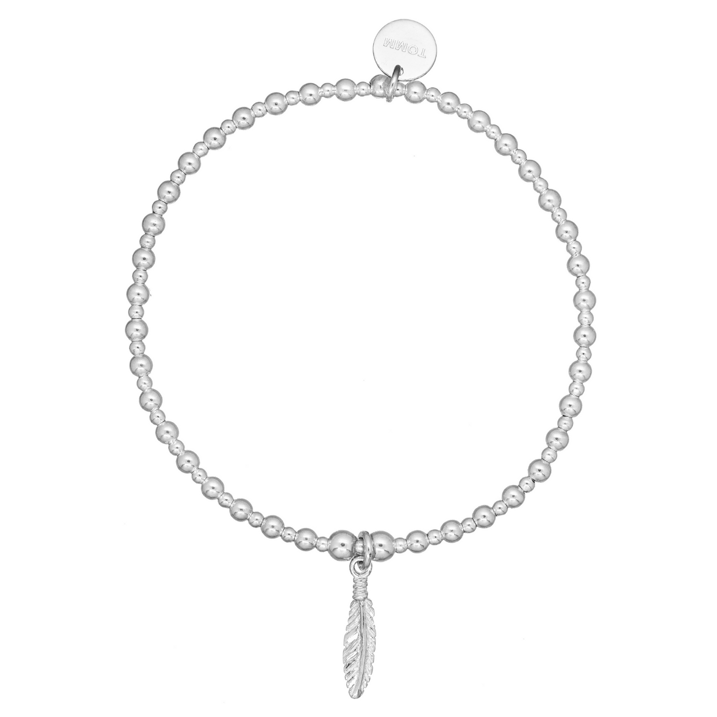 Silver feather 2025 bracelet uk