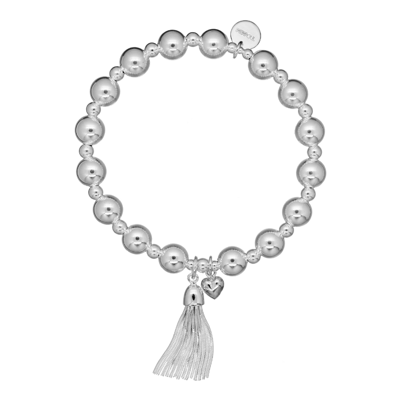 Sterling silver hot sale tassel bracelet