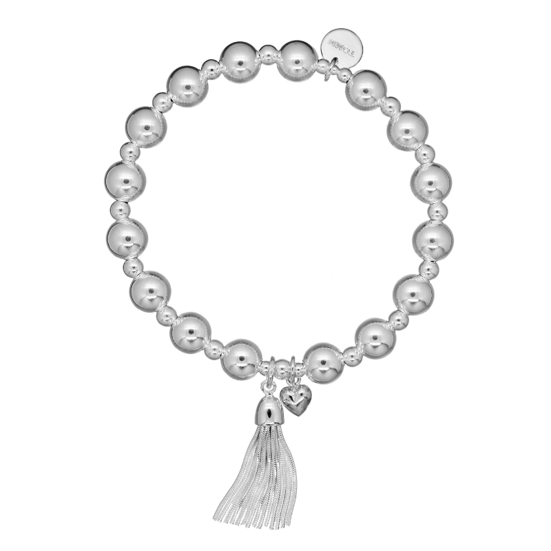 Sterling silver 2025 tassel bracelet