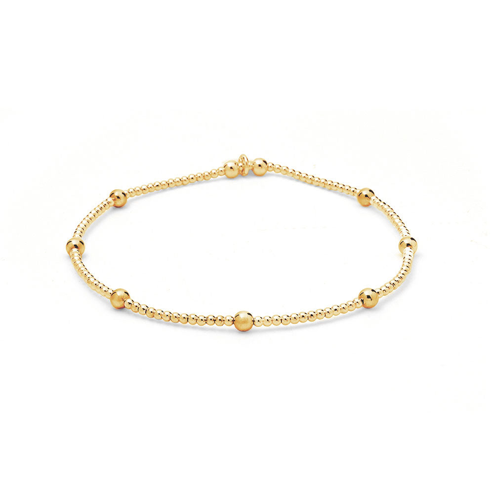 Aria Dainty Beaded Anklet