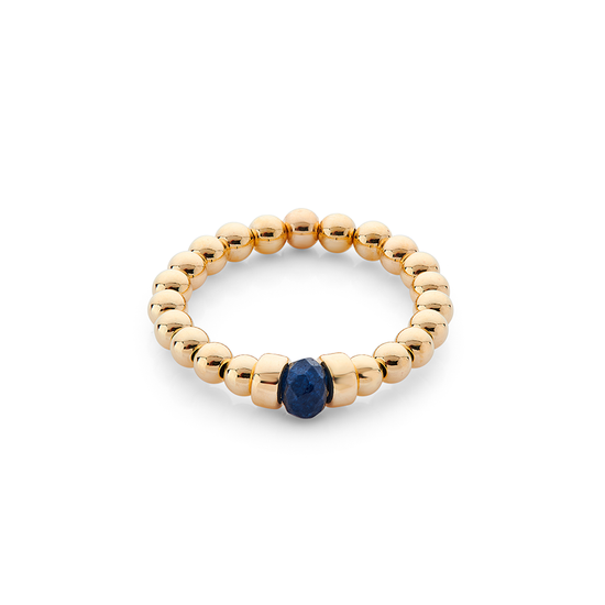 Midnight Blue Agate Ring