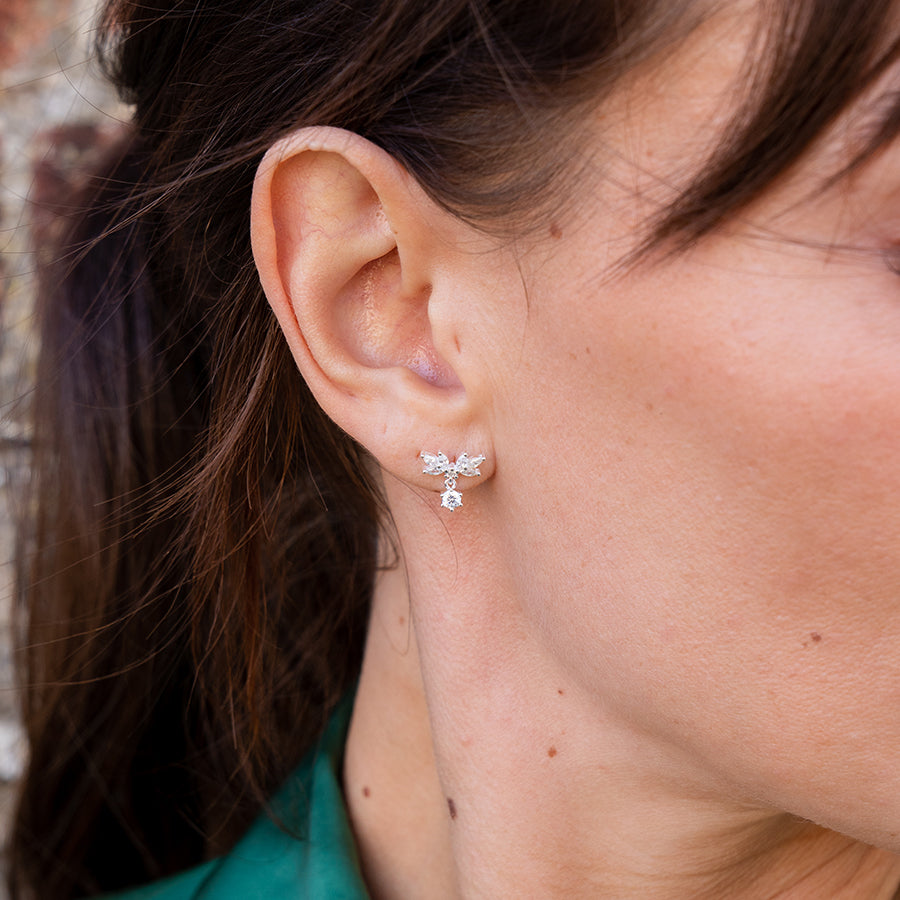 Load image into Gallery viewer, Crystal Mystic Droplet Earrings
