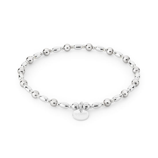Silver Bead Bracelet - Stacking Bracelets - Tomm Jewellery – Tomm Jewellery