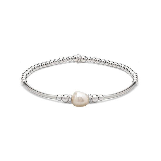 Load image into Gallery viewer, Touch of Pearl Bracelet
