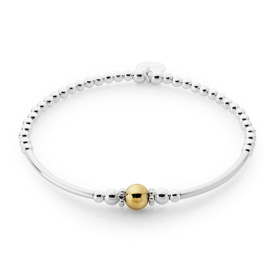 Touch of Gold Bead Bracelet
