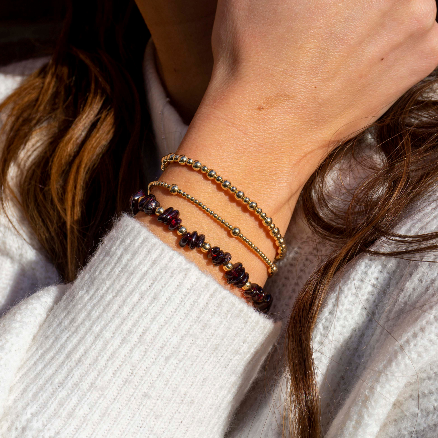 Bracelet garnet 2025