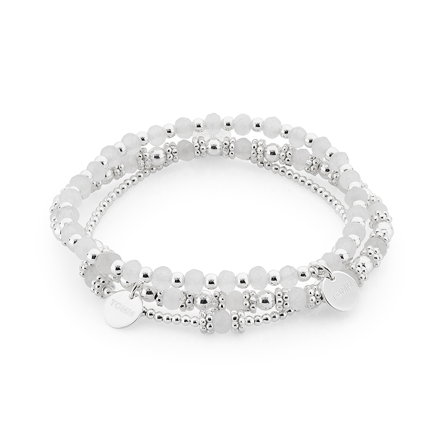 Stacked 2025 beaded bracelets