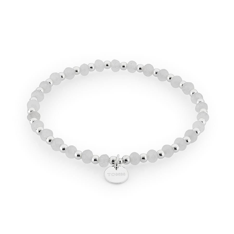 Dream White Agate Crystal Bracelet
