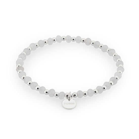 Dream White Agate Crystal Bracelet