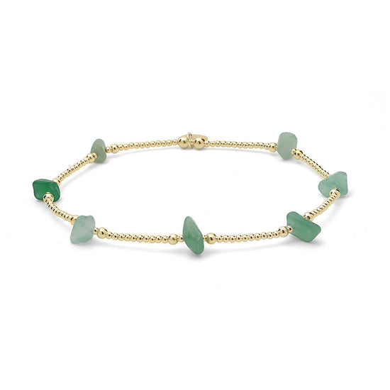 Load image into Gallery viewer, Boho Green Aventurine Anklet
