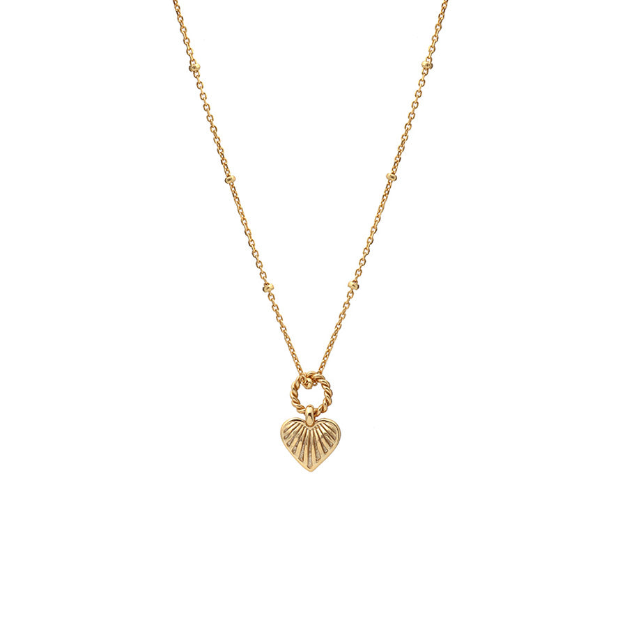 Load image into Gallery viewer, Dainty Heart Satellite Chain Necklace
